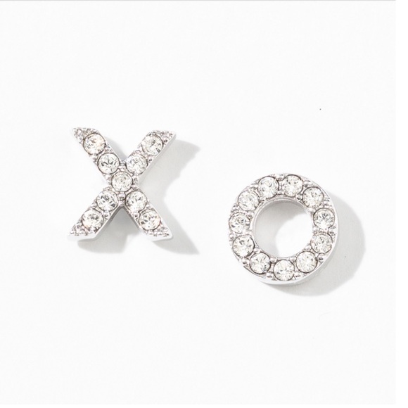 Touchstone Crystal XO Earrings - Picture 5 of 7